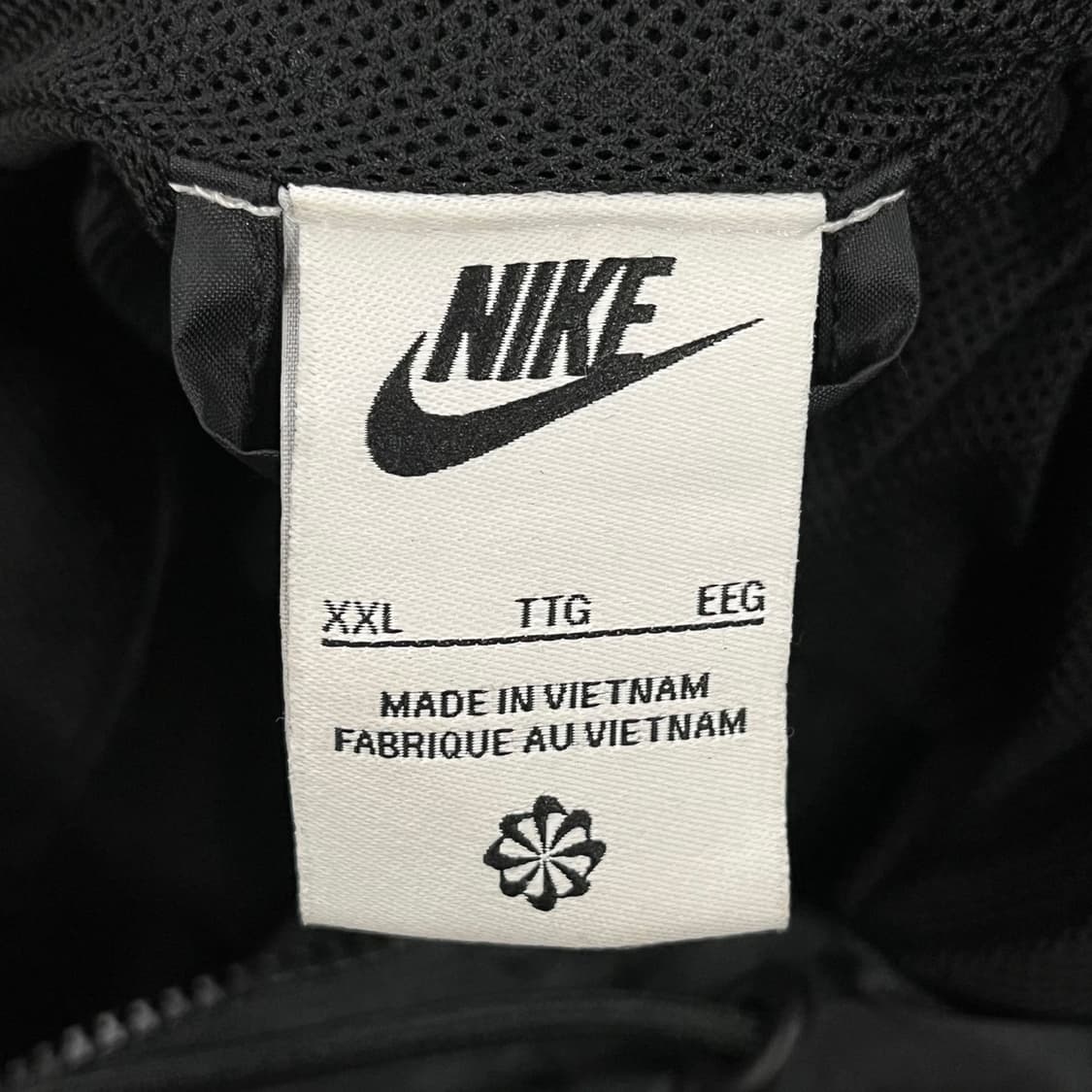 [정품/2XL] 나이키 블랙 바람막이 후드집업 b12 상품이미지5