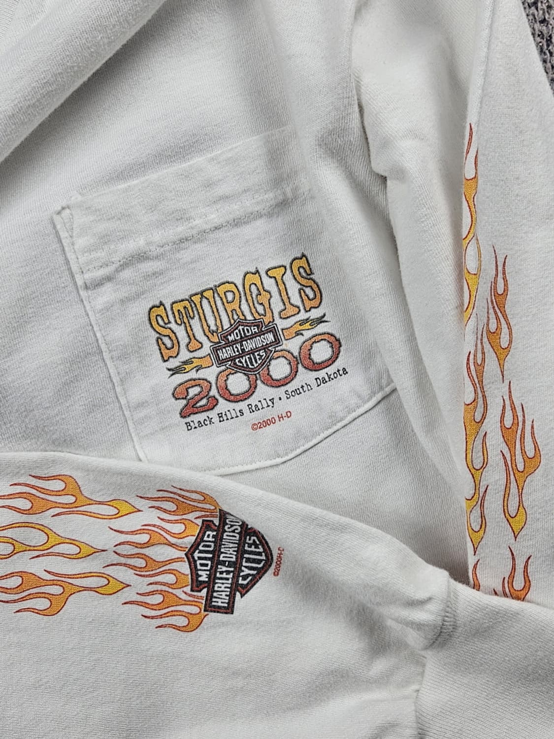 할리데이비슨 블랙힐스스터지스 랠리 플레임 롱슬리브 ( L )/ 10541 상품이미지9