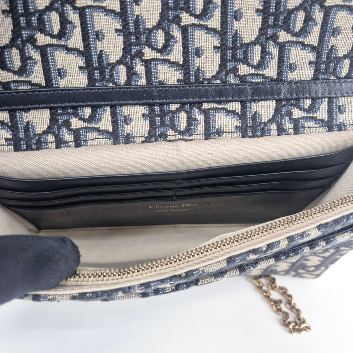 디올 오블리크 새들 체인 크로스백 (S5620CTZQ) 상품이미지9