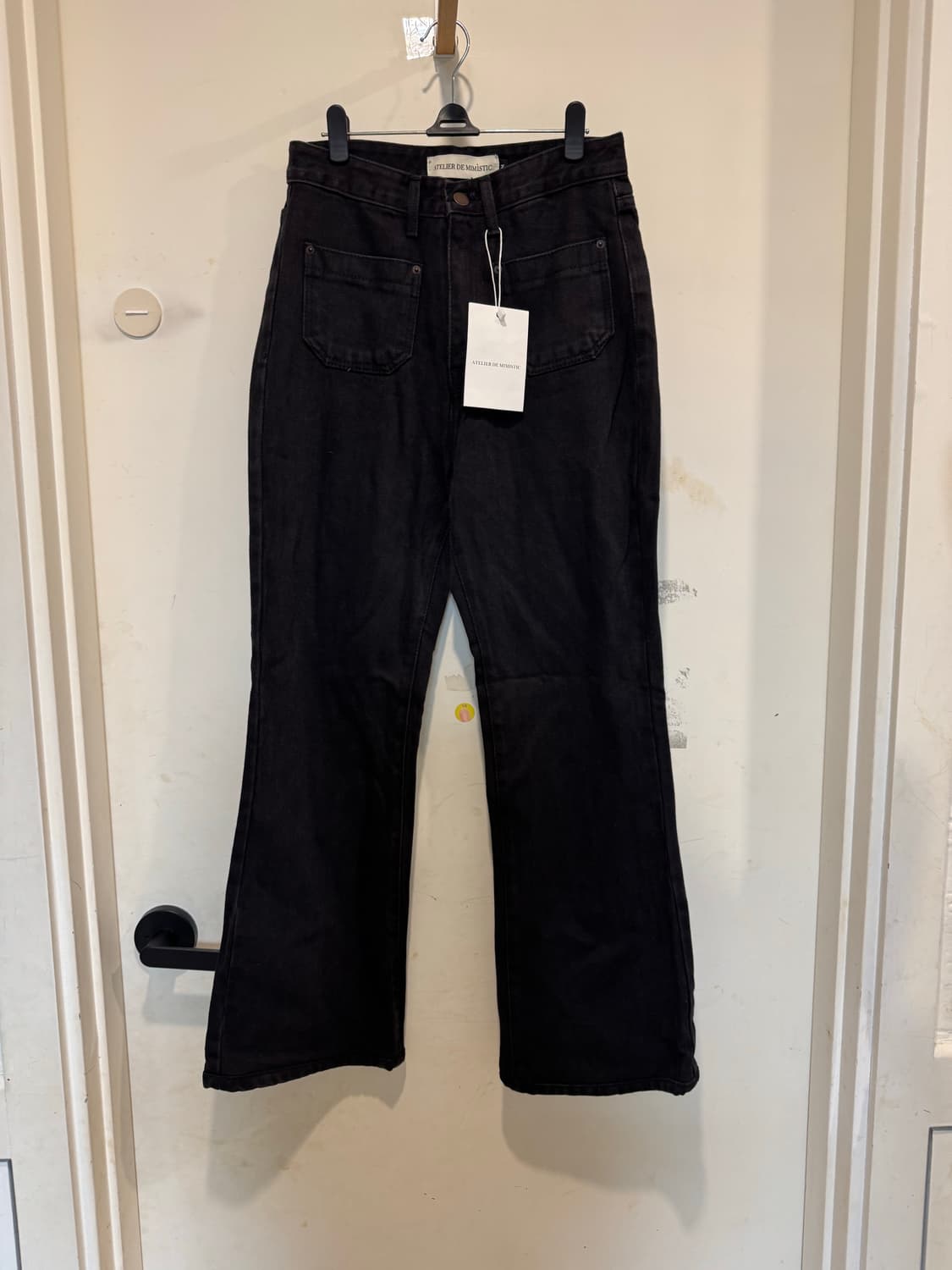 MIMISTICk 미미스틱 블랙 부츠컷 팬츠 새상품 상품이미지4