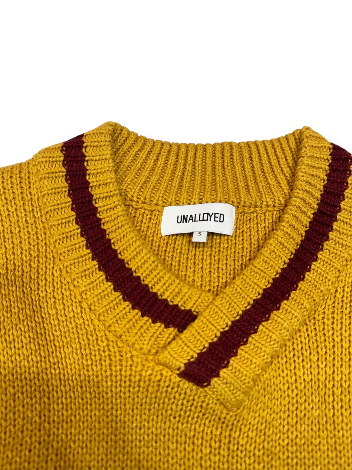 어널로이드 스쿨룩 브이넥 니트 (M)    상품이미지4