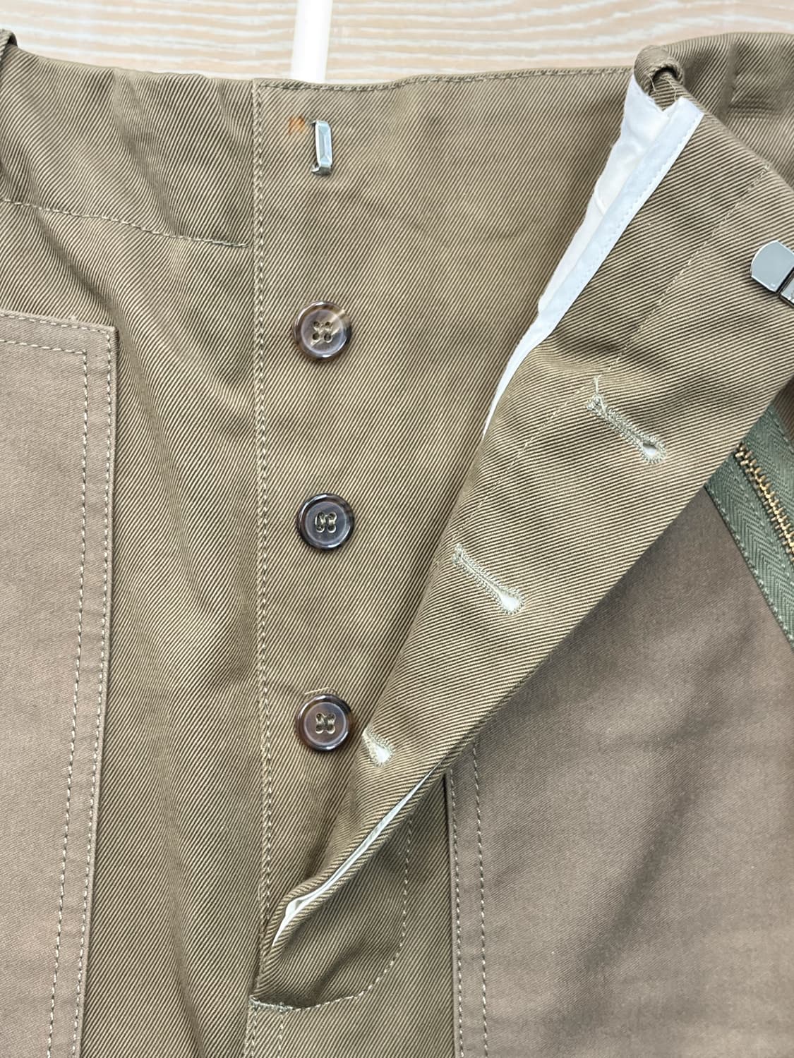 셀린느 더블 집 밀리터리 미디 스커트 상품이미지7