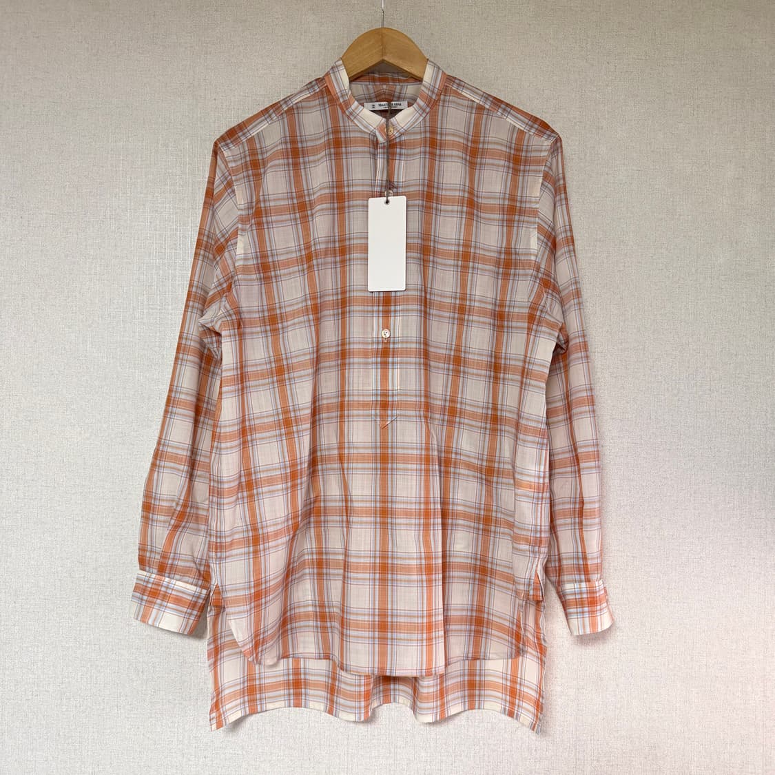 [2, 새상품]마티앤선즈 24SS H WOOL 풀 오버 셔츠 상품이미지3