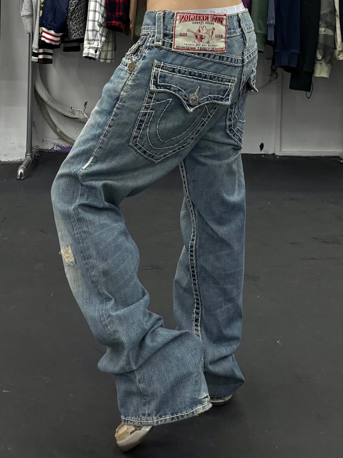 트루릴리전 슈퍼티 데님팬츠 상품이미지5