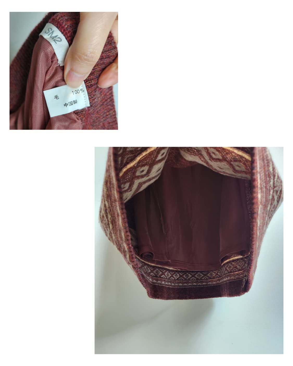 (사만사모스)에스닉 니트 롱스커트 상품이미지9