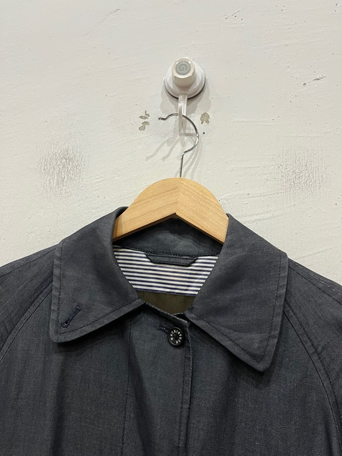 매킨토시 코튼/린넨 코트 Made in SCOTLAND 상품이미지2