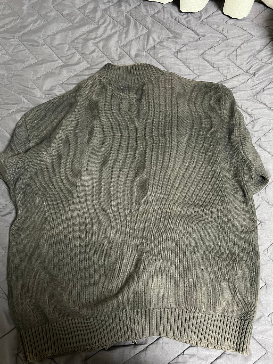 폴리테루 트랙니트집업 차콜 상품이미지3