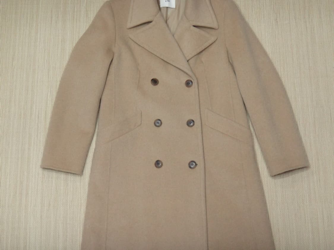 (55) 리스트 와이드카라 리스트 베이직 모직 롱코트 상품이미지4