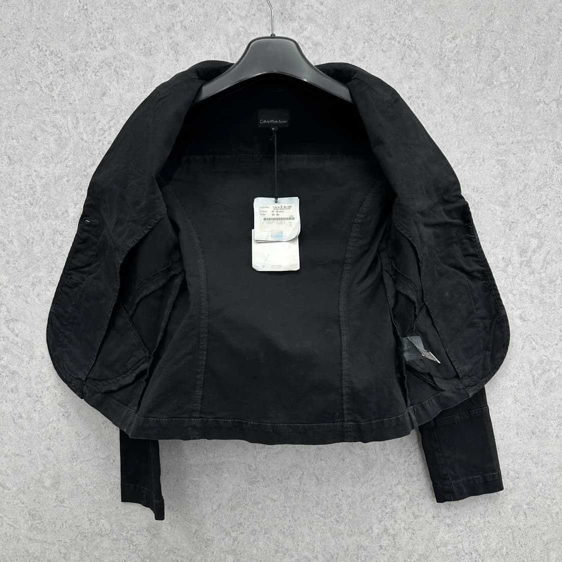 95 캘빈클라인 여자 2버튼 워싱 숏 자켓 상품이미지3