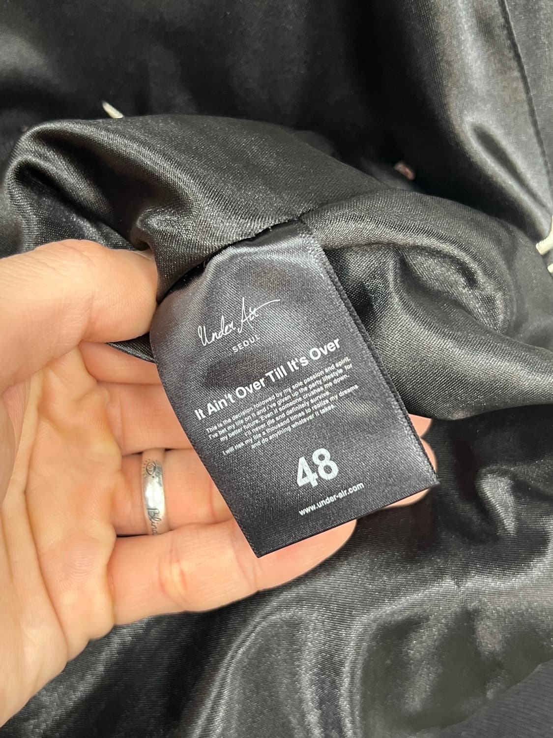 언더에어 학 자수 빈티지 스카쟌 자켓 상품이미지6