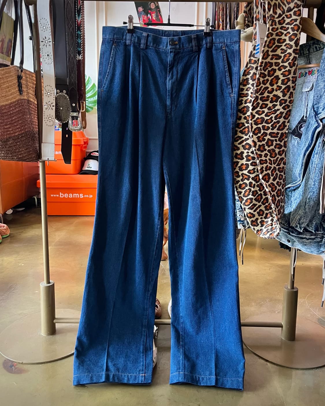 90s MCM Old 2-Tuck Denim Maxi Trouser 상품이미지3
