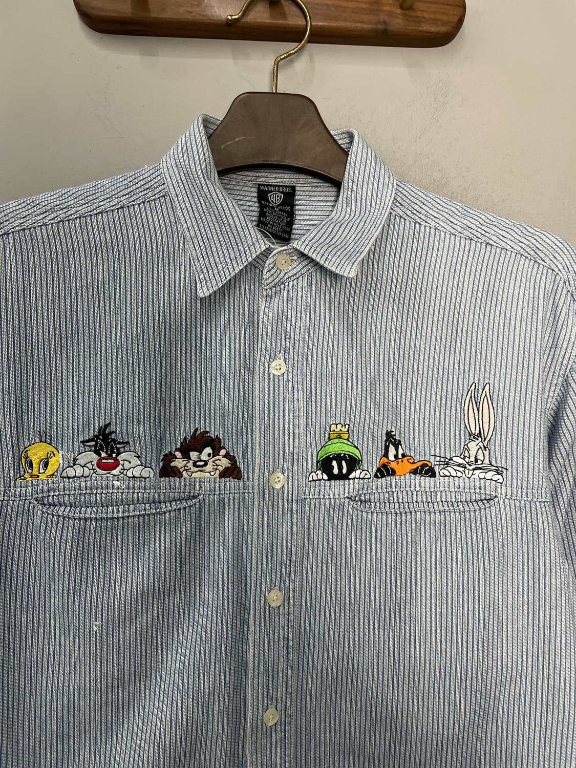 루니툰즈 스트라이프 셔츠 H2272 상품이미지3