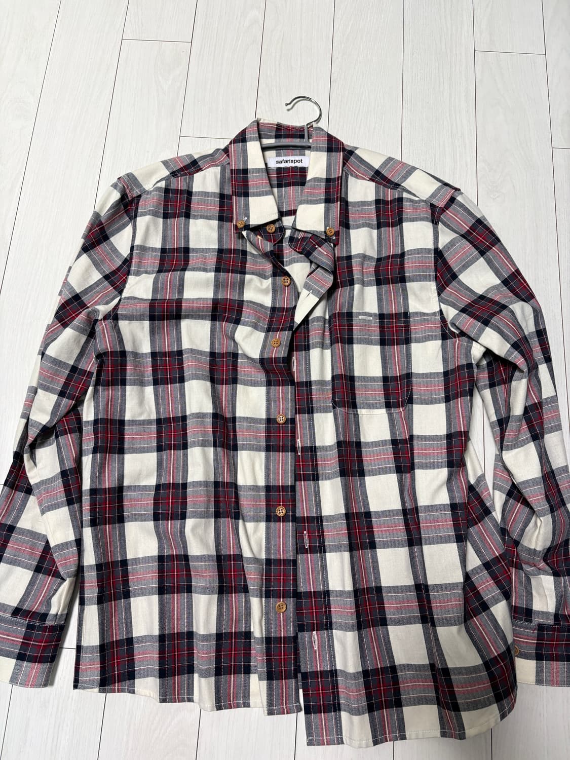 사파리스팟 타탄체크셔츠 (1사) 상품이미지1