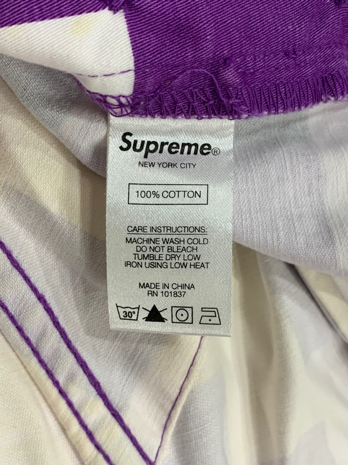 Supreme cargo pants 후루츠패밀리