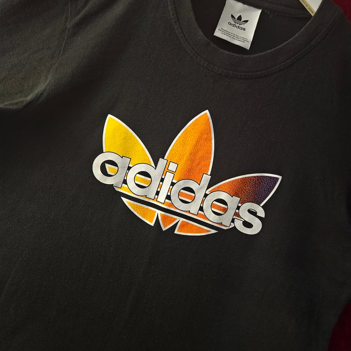 아디다스 오리지널 불꽃로고 티셔츠 S(90)size 상품이미지1