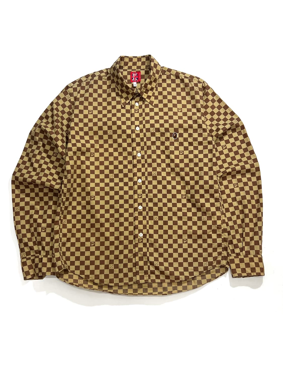 Old Bape Checkerboard Shirt 상품이미지1