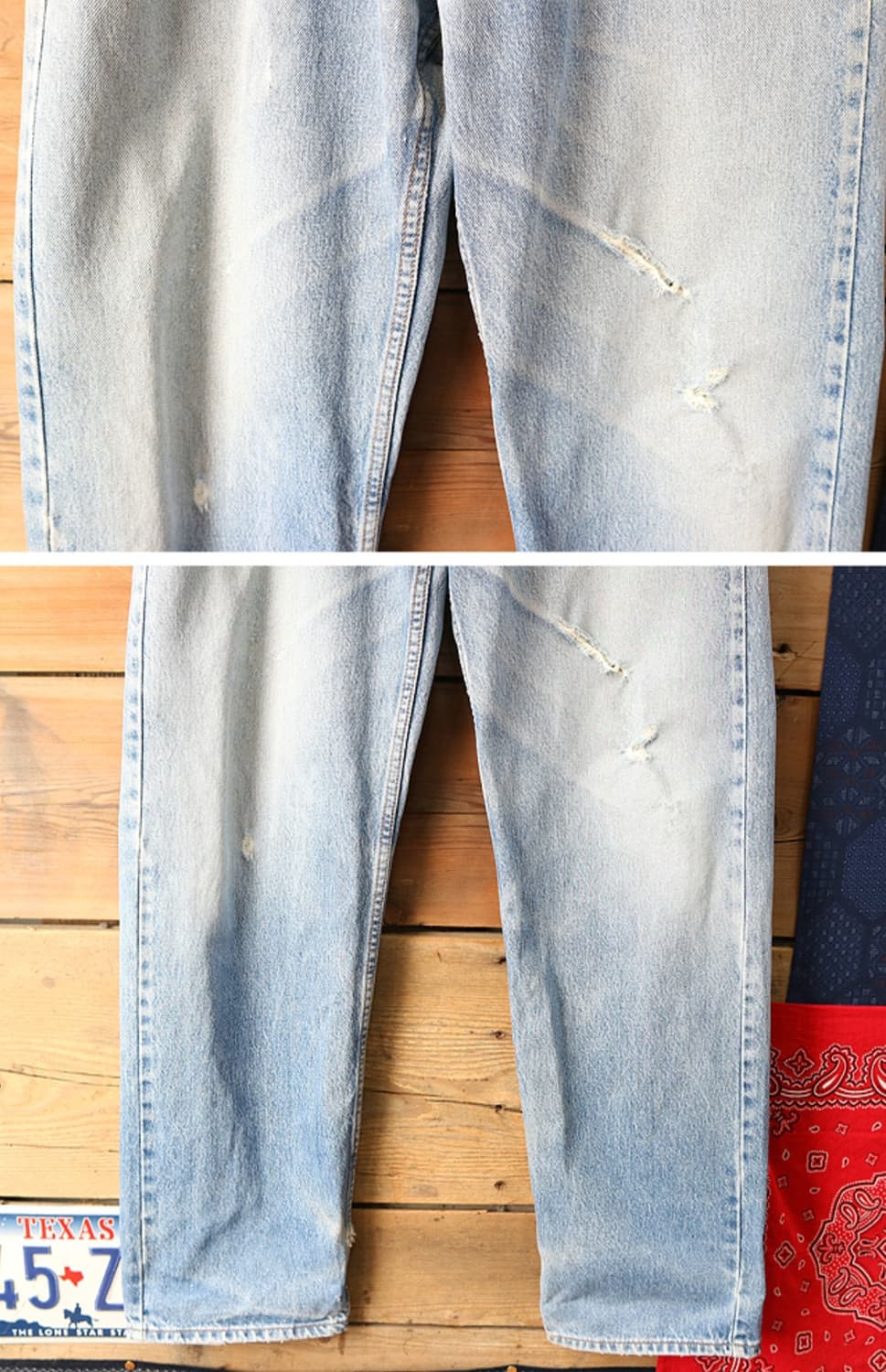 일본판 90S LEVIS 리바이스 613-04 오렌지텝 빈티지 데님  
 상품이미지4