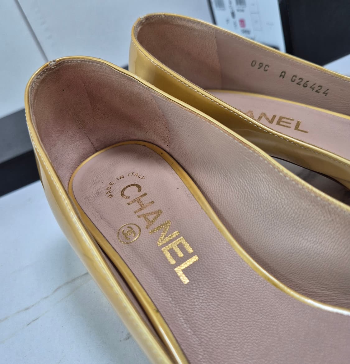 (정품) 샤넬 페이던트 구두 36 상품이미지5