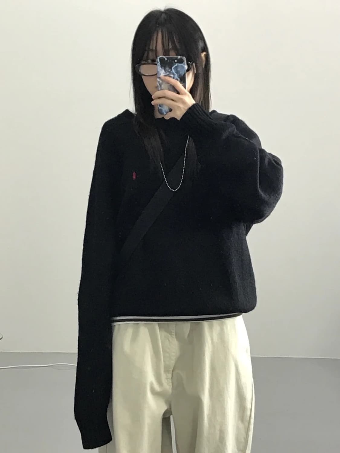 Polo by Ralph Lauren Black Shetland Knit 상품이미지2