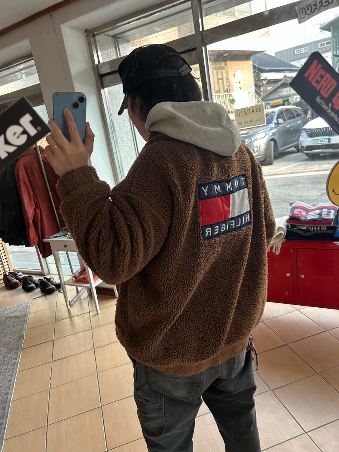 00‘s 타미힐피거 빅로고 플리스자켓 상품이미지6