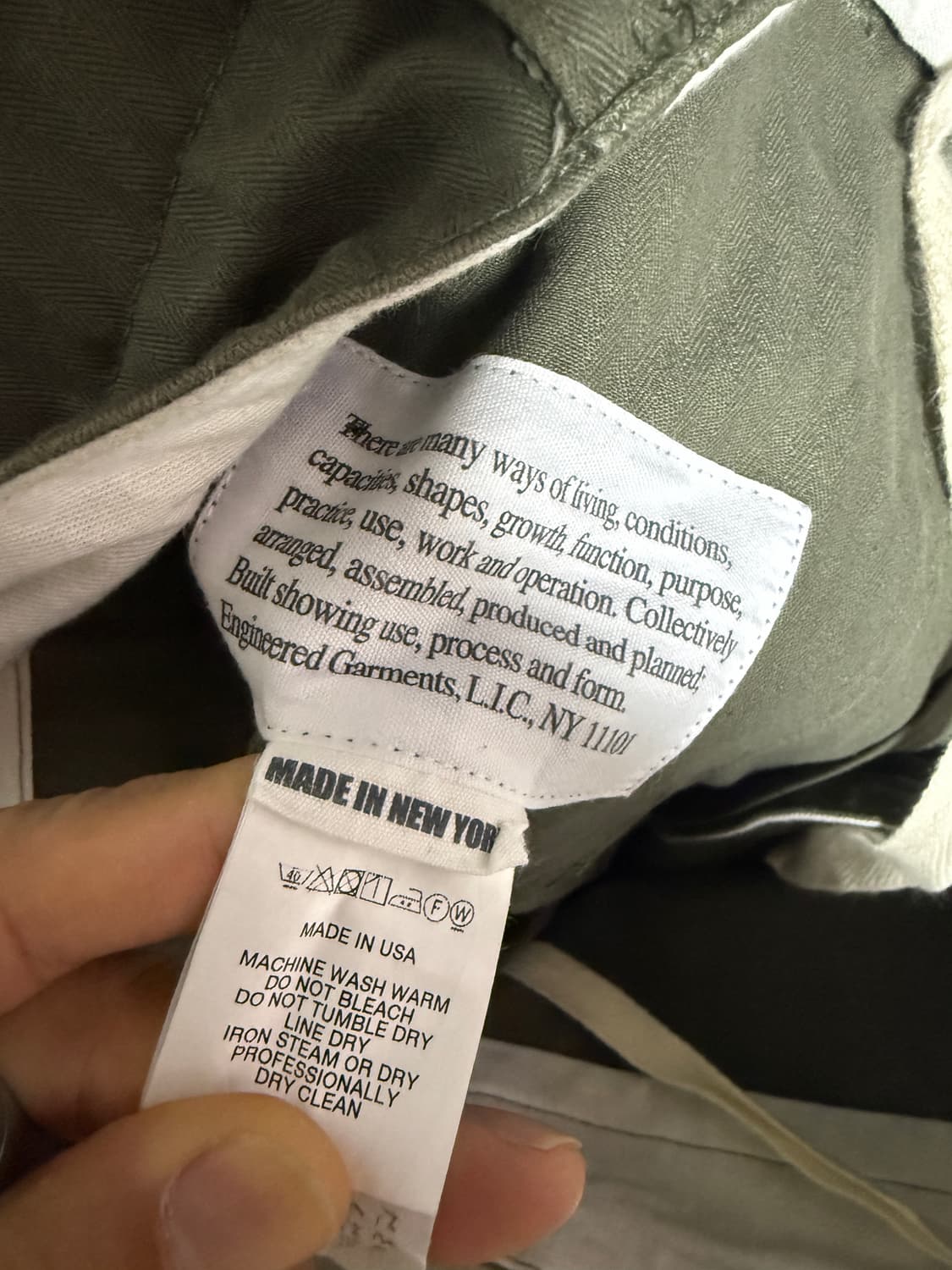 엔지니어드가먼츠 바지 상품이미지4