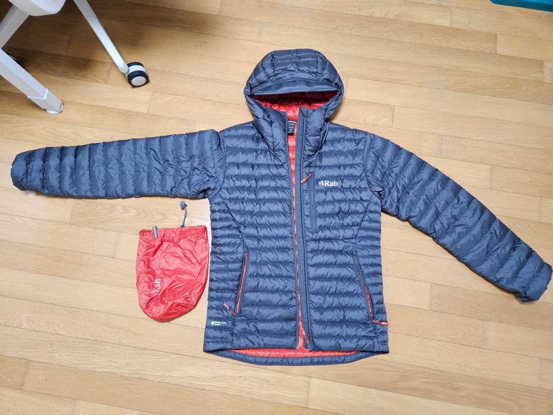 Rab 마이크로 알파인 경량패딩 그래핀 M 상품이미지1