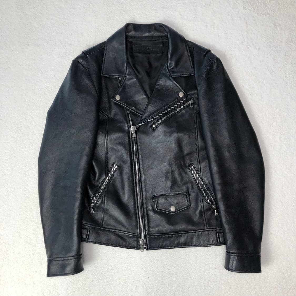 느와르라르메스 더블라이더 램스킨 레더자켓 상품이미지1