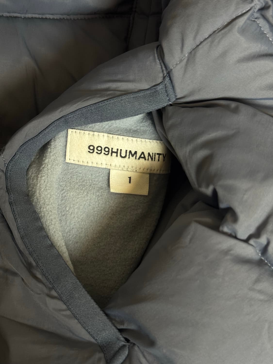 999휴머니티 패딩 블루 1사이즈 상품이미지7