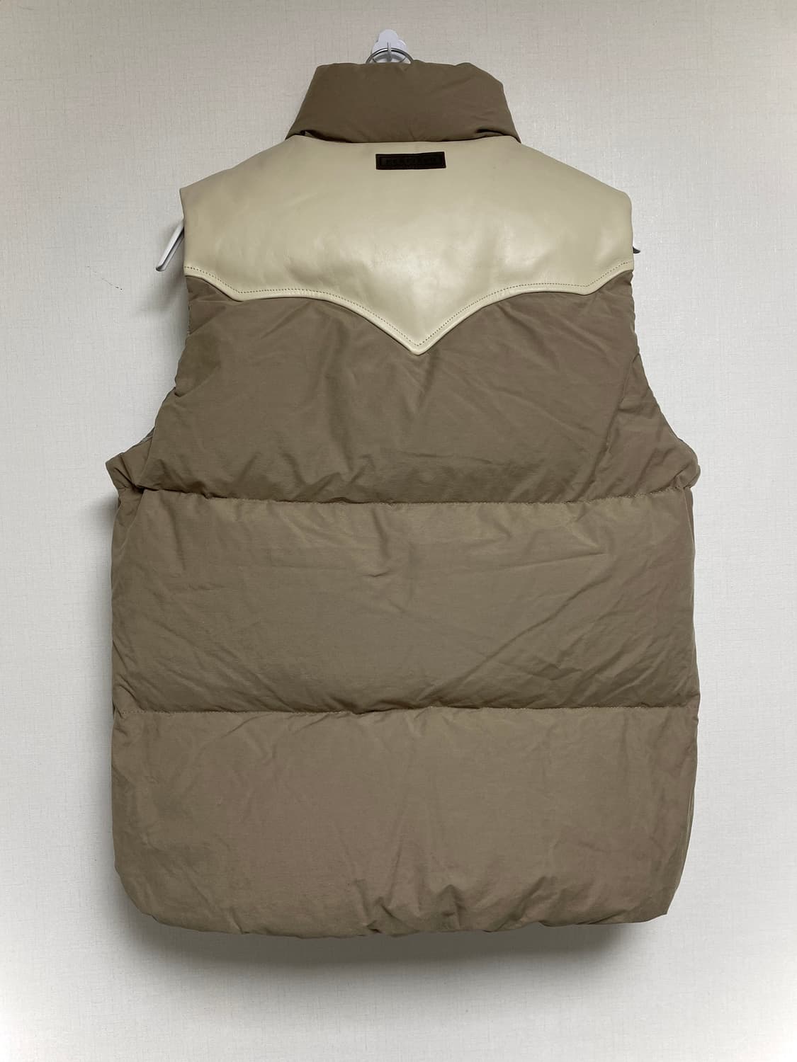 USA 펜필드 40주년 덕다운 레더 요크 베스트 패딩 (베이지) M 상품이미지2