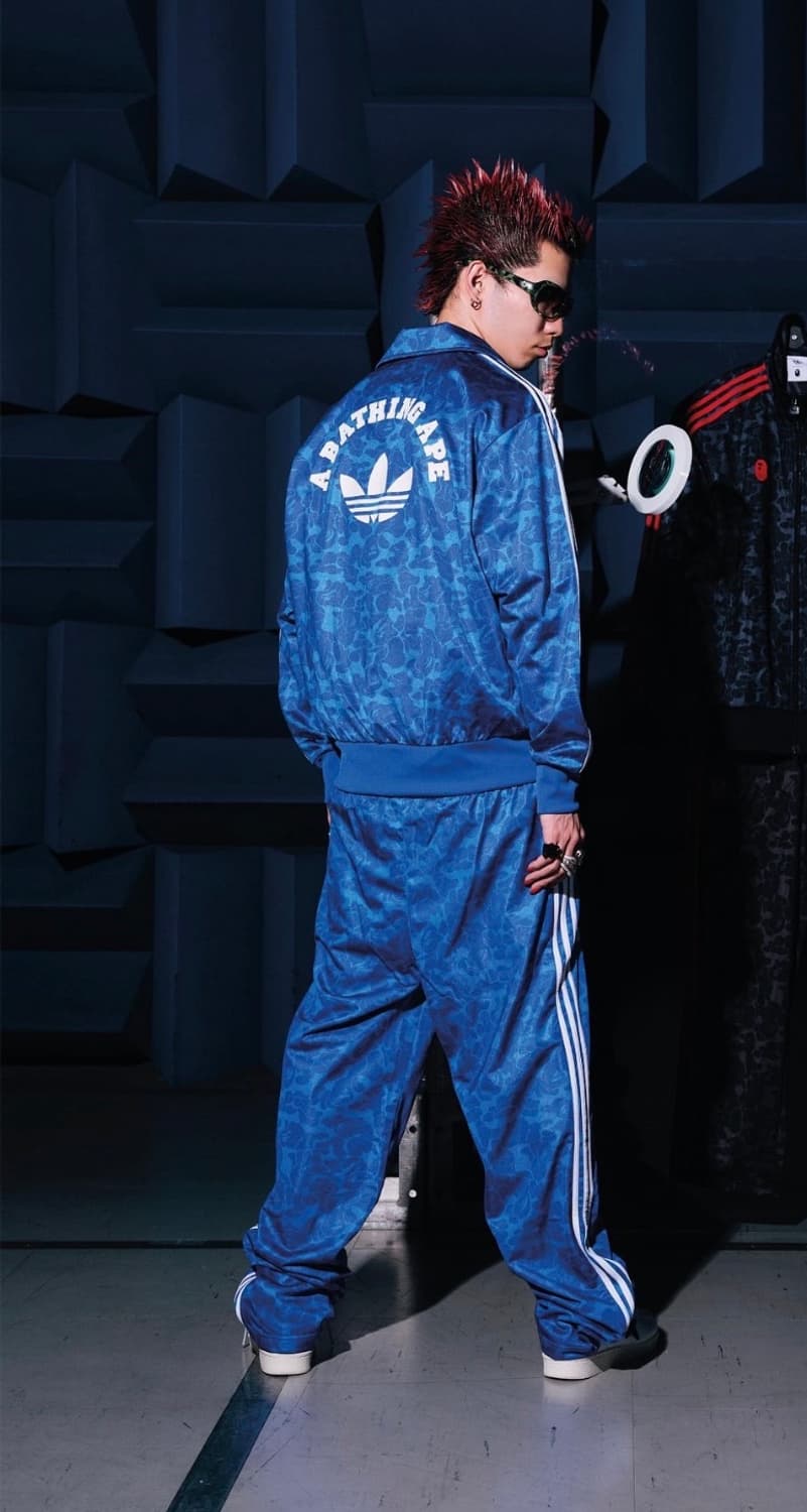 [L] 25 아디다스 베이프 트랙팬츠 새상품 싸게팔아용💙 상품이미지3