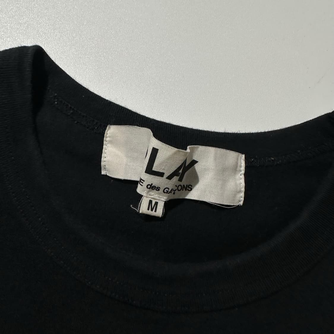 꼼데가르송 플레이 하트 와펜 반팔 티셔츠 상품이미지4