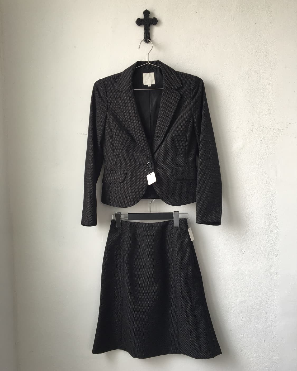 Dot pattern jacket set up 상품이미지2