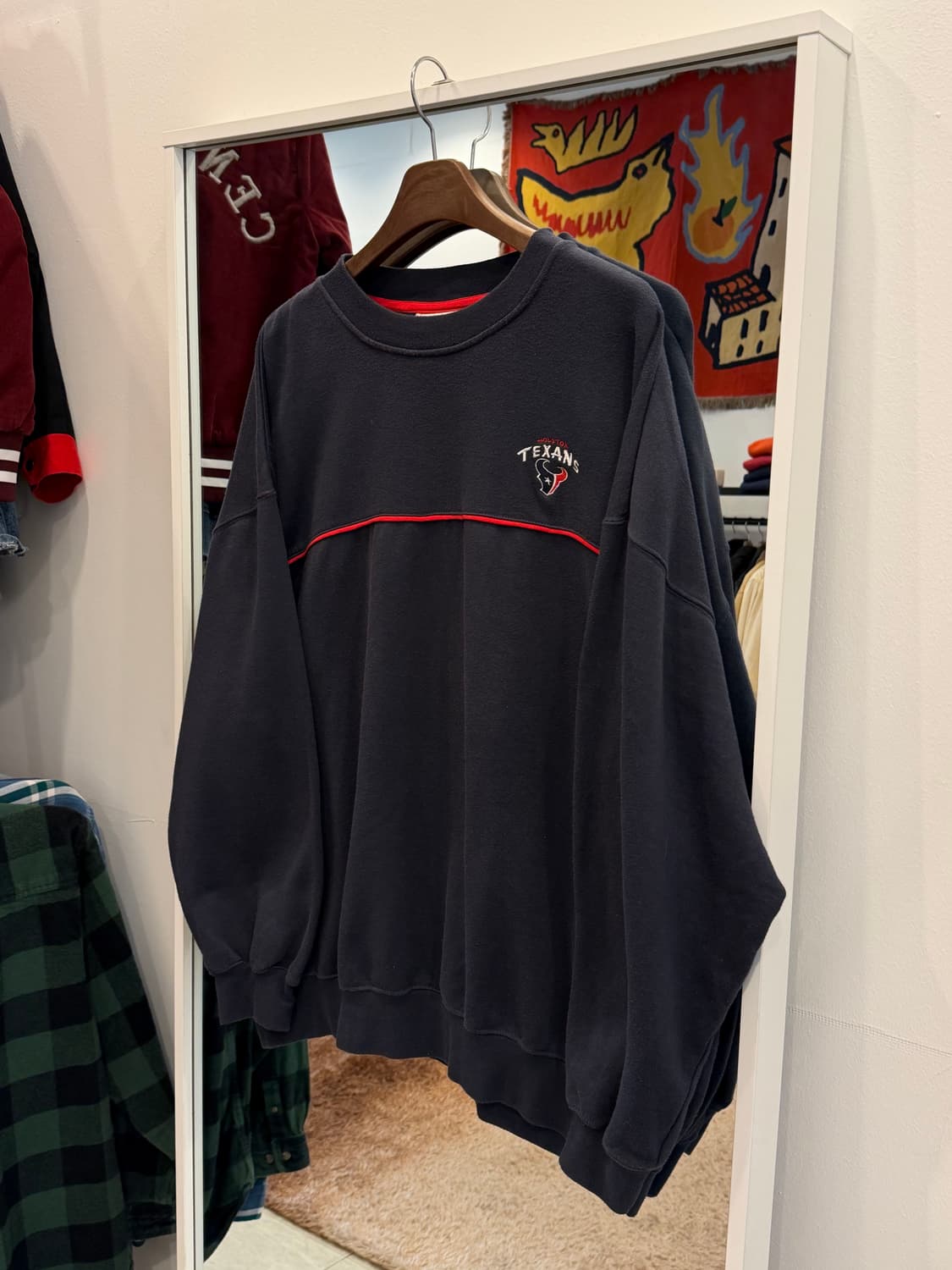 NFL 엔에프엘 휴스턴 텍산스 페이딩 스웻 셔츠 상품이미지1