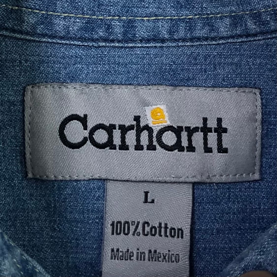 L 칼하트 데님 셔츠 상품이미지3