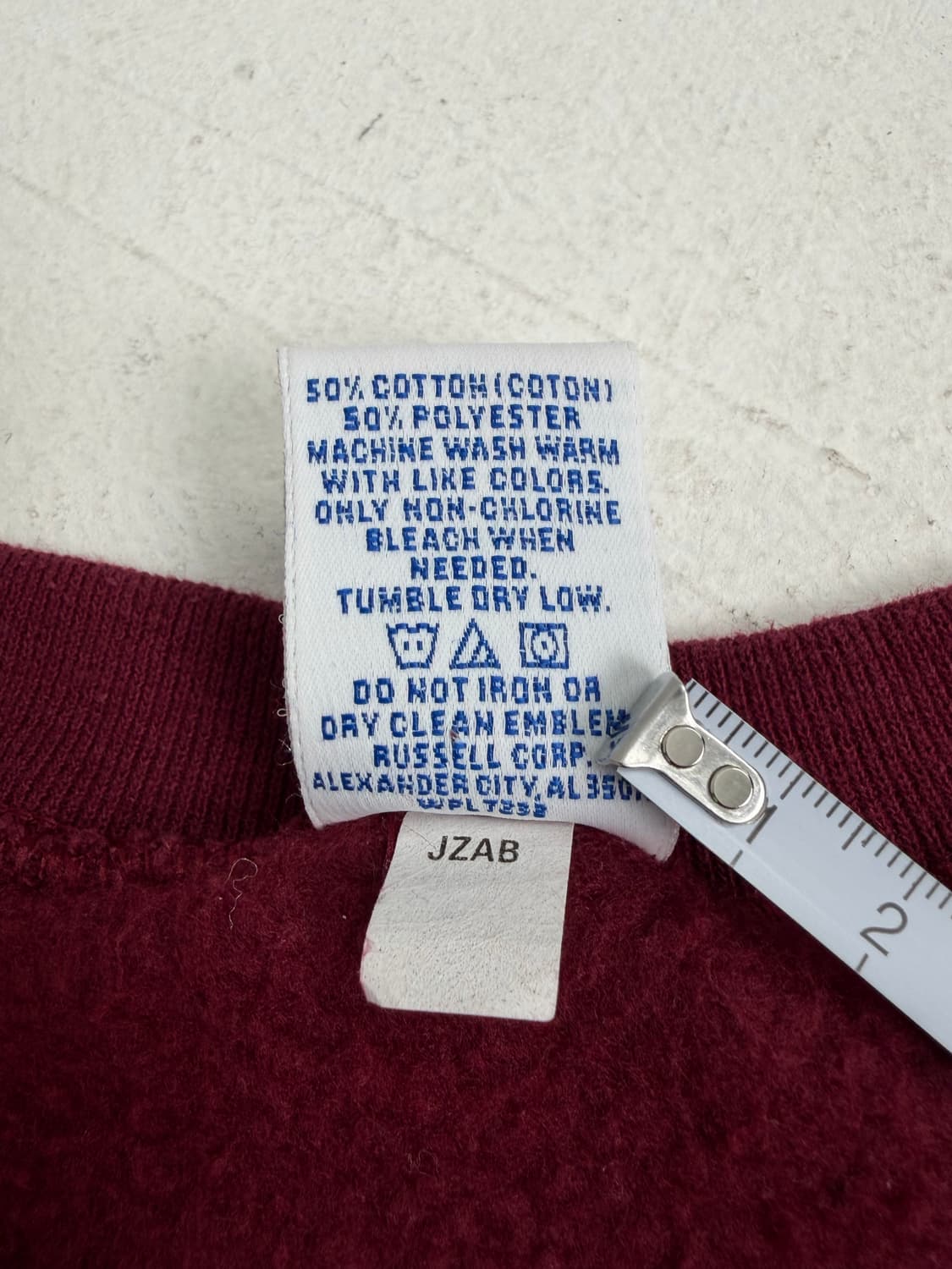 90s Russell Sweatshirt (burgundy) 상품이미지4