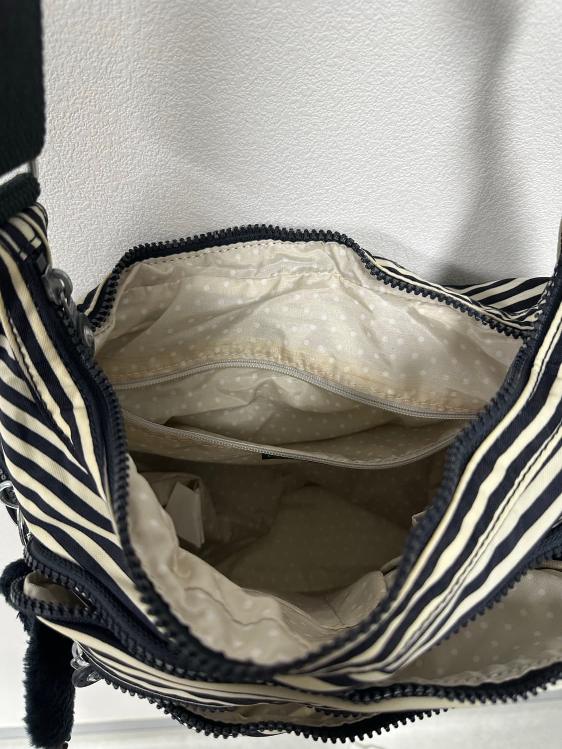 키플링 스트라이프 숄더백 상품이미지5