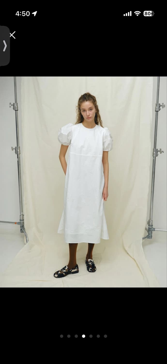 MAIS Embroidered Bell Sleeve Maxi Dress 상품이미지4