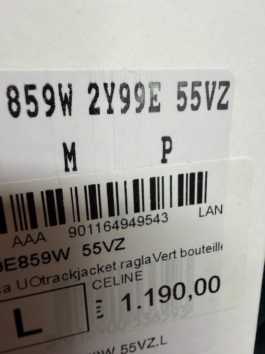 셀린느 빈티지 더블 저지 트랙수트 자켓 (100)  상품이미지7