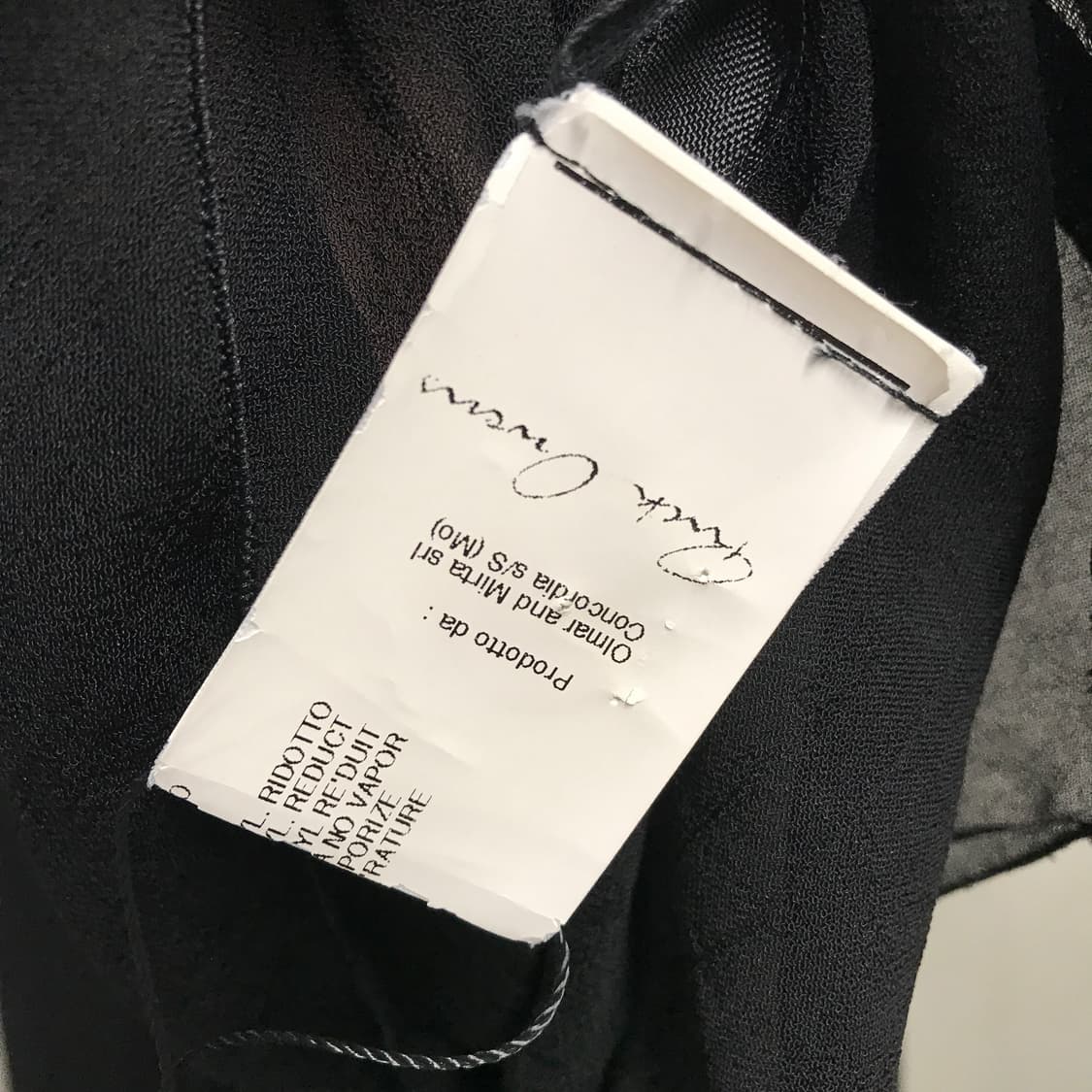 릭오웬스 블랙 원피스 - 상품이미지6