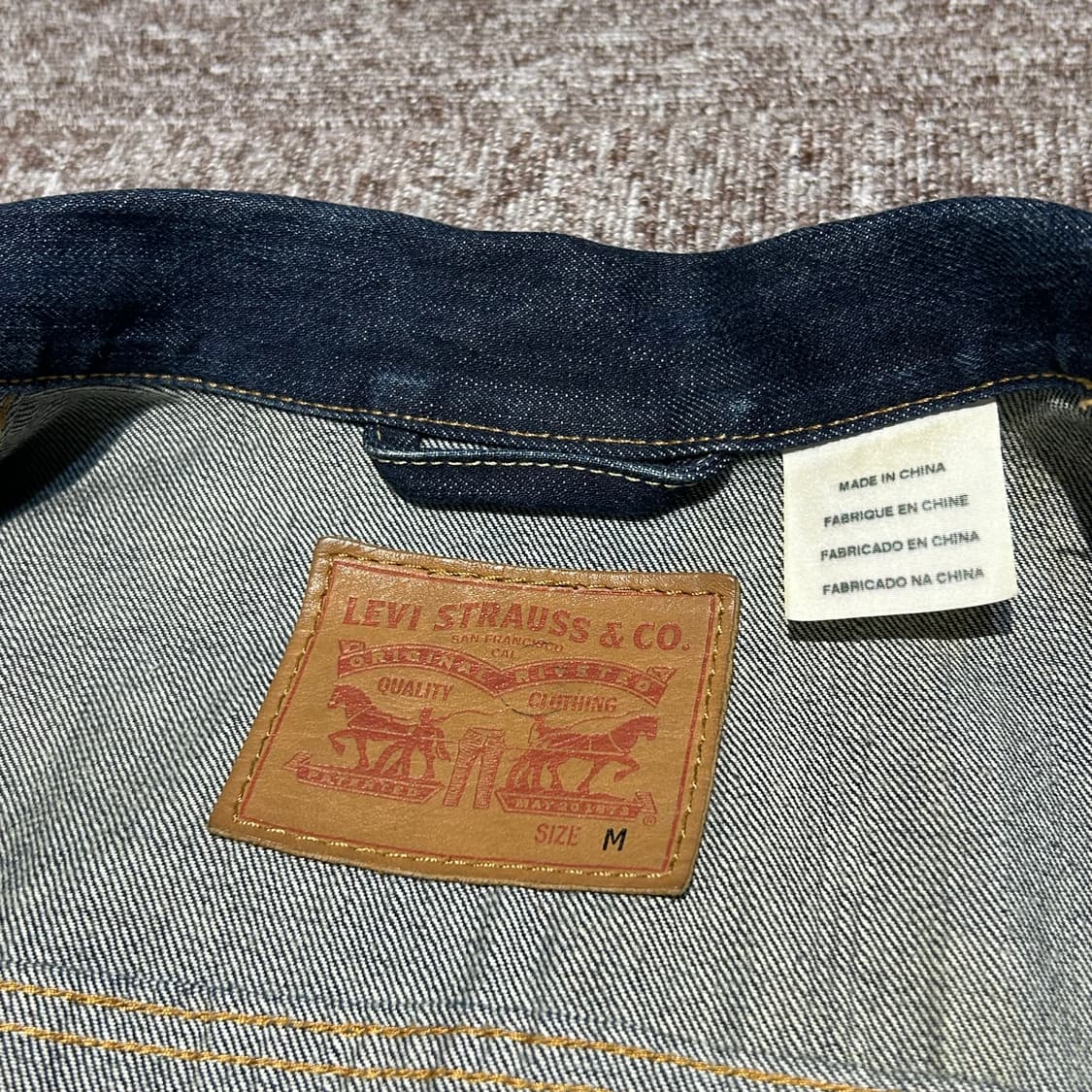 M) 리바이스 3nd 3세대 데님 청 자켓 진청 상품이미지8