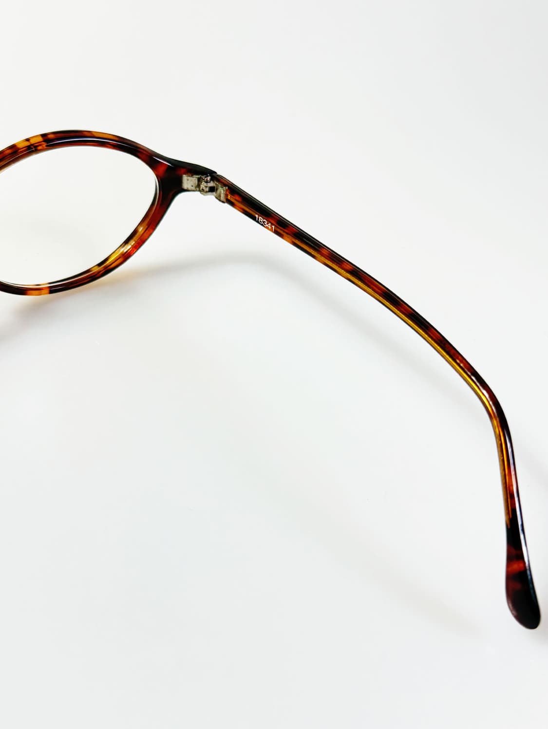 토터스쉘 오벌 뿔테 프레임 오버사이즈 빈티지 안경 상품이미지6