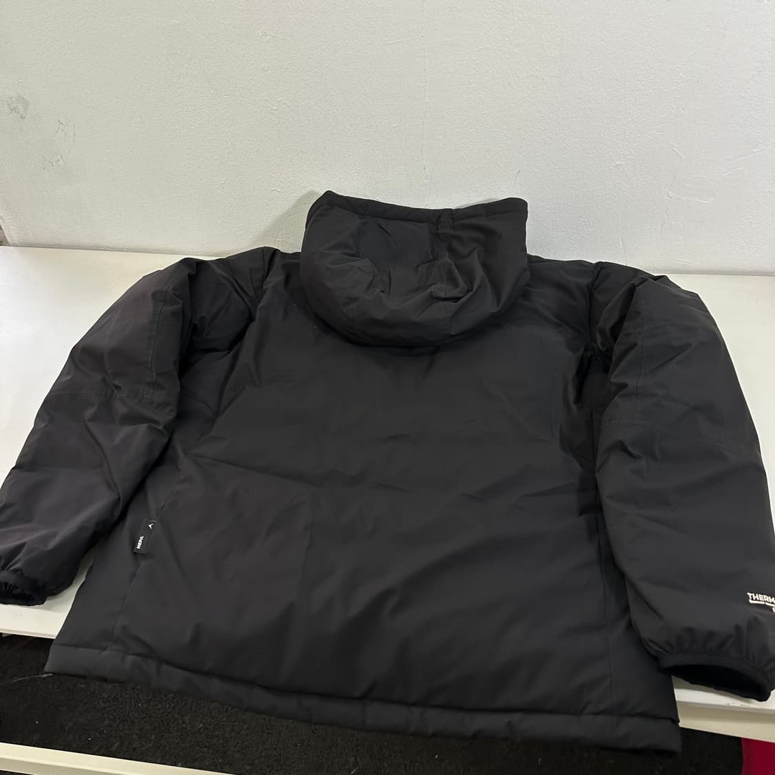 L 네파 블랙 후드 경량패딩점퍼 상품이미지8