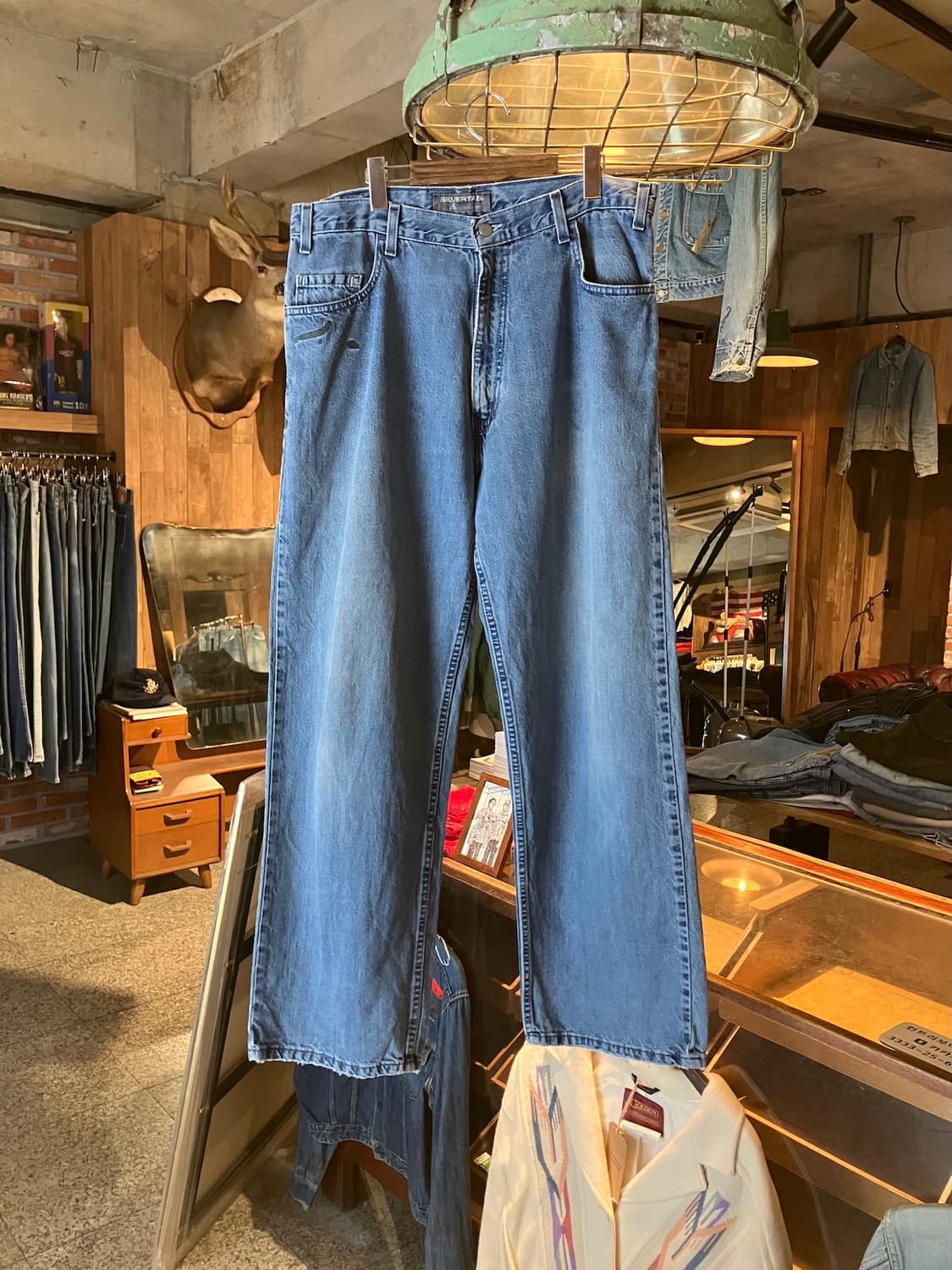 00s USA 빈티지 리바이스 실버탭 오버사이즈핏 데님 팬츠 상품이미지1