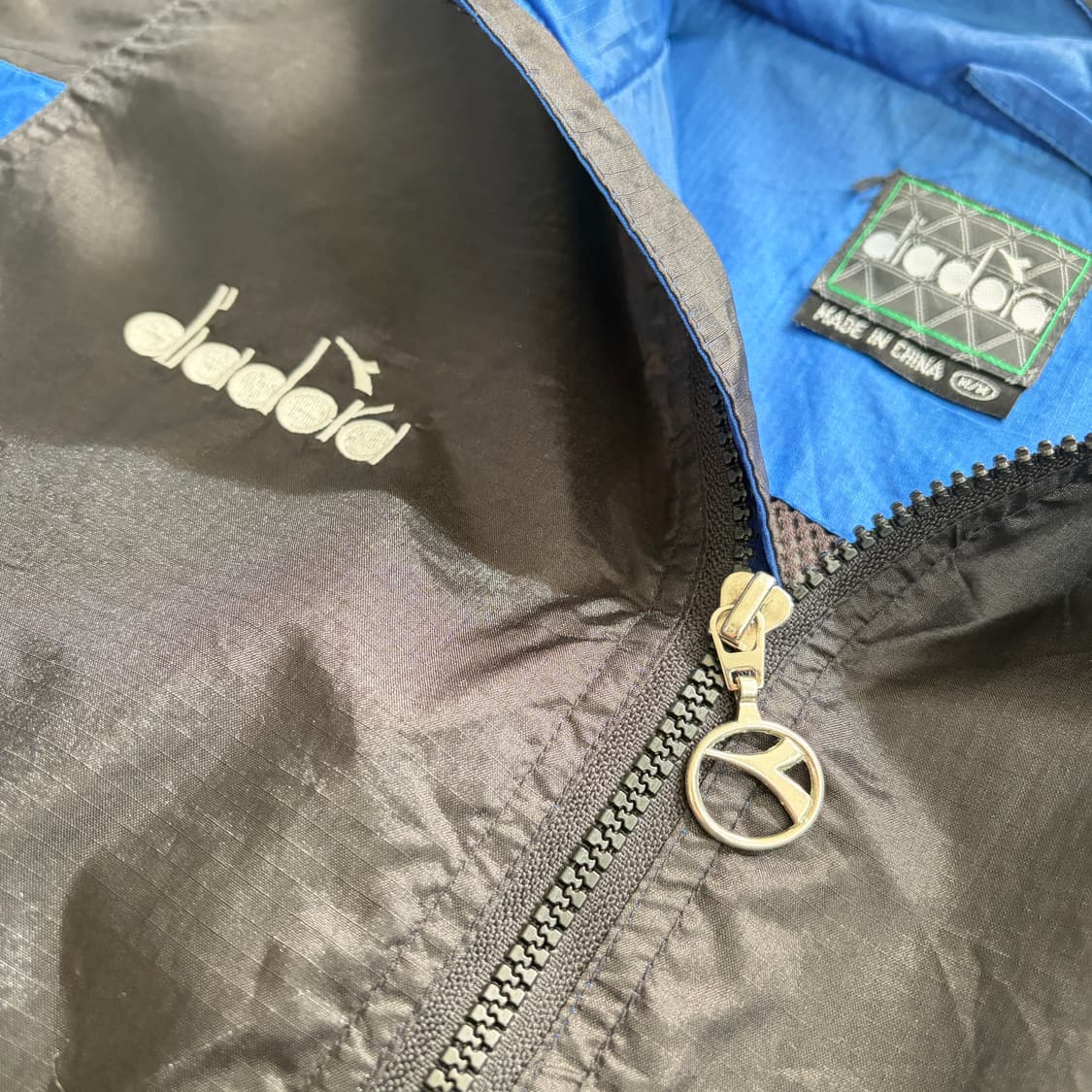 디아도라 빈티지 나일론 트랙 집업 자켓 M 상품이미지6