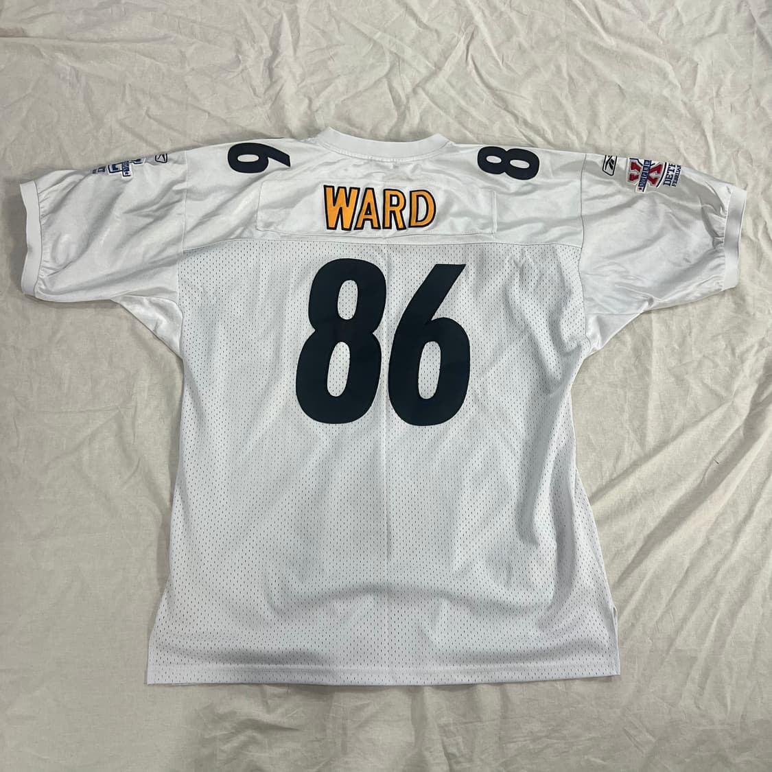 NFL 리복 피츠버그 스틸러스 Ward 워드 #86 풋볼 져지 화이트 상품이미지3