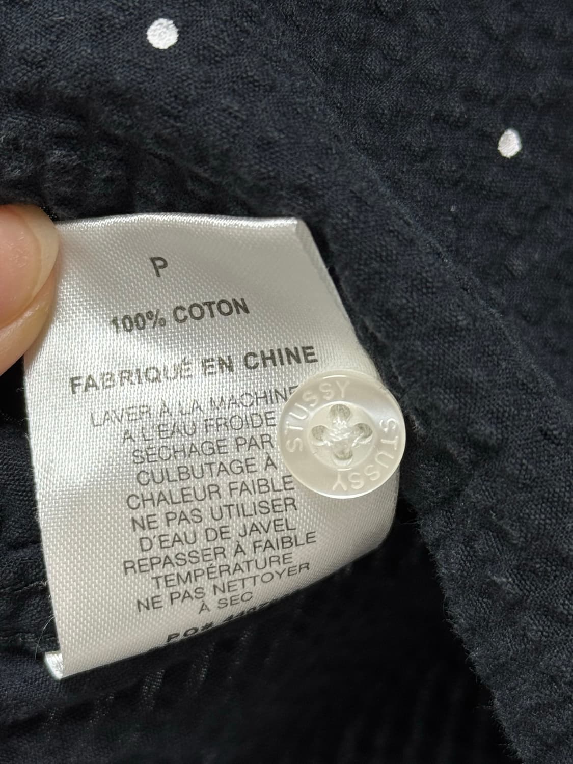 정품) 스투시 시어서커 반팔 셔츠 S 상품이미지7