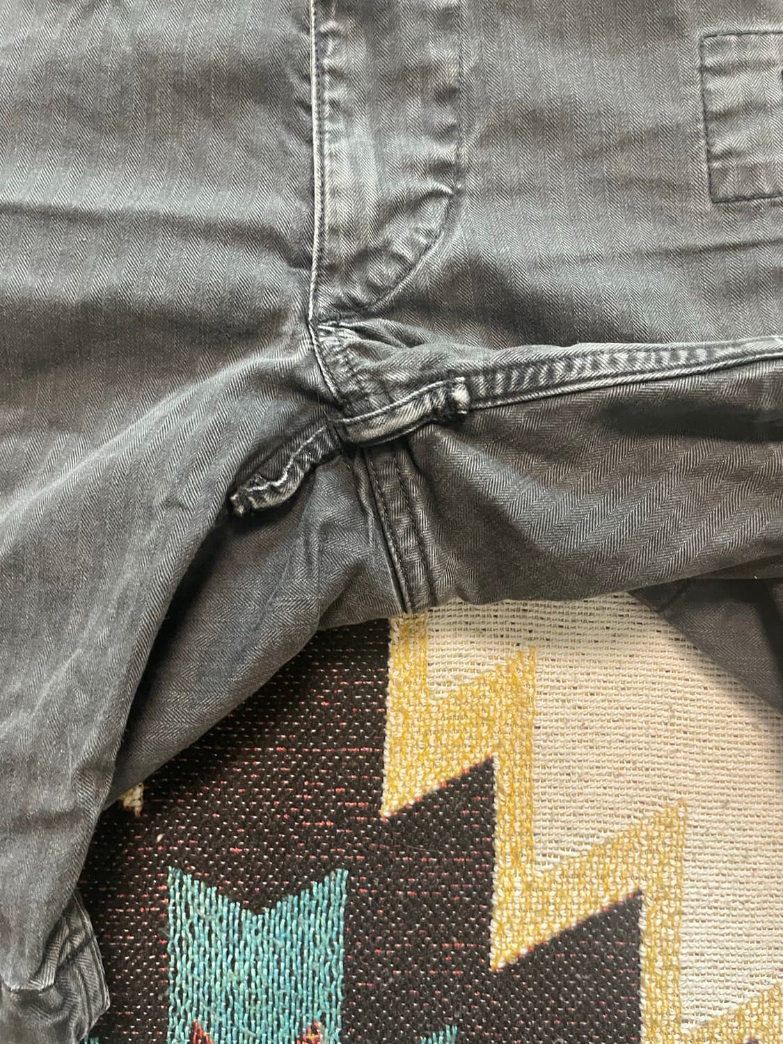 RRL 밀리터리 블랙 카고 숏팬츠(33) 상품이미지3
