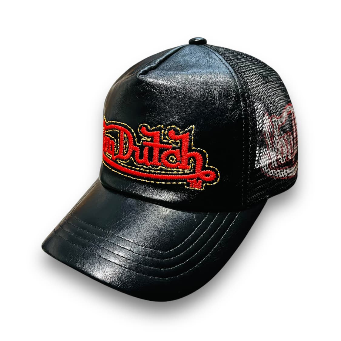 본 더치 y2k 락시크 PU 트러커 빈티지 메쉬캡 상품이미지1