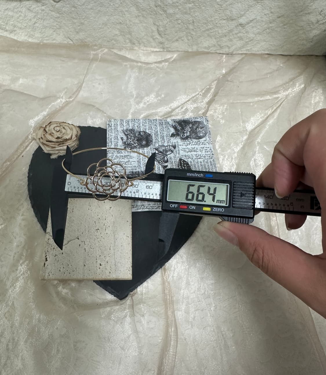 빈티지 동백꽃  팔찌 상품이미지2