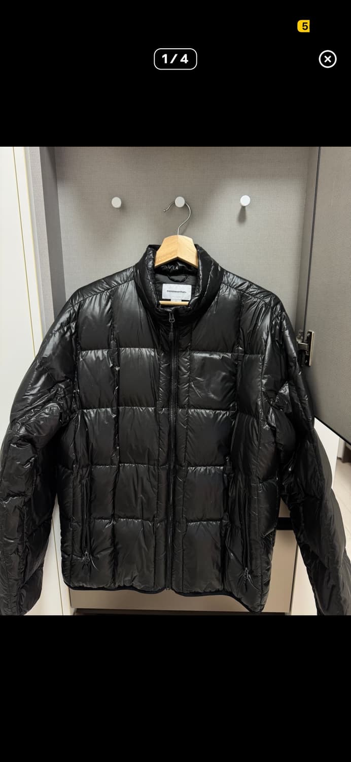 디스이즈네버댓 퍼텍스 경량패딩 블랙 상품이미지2